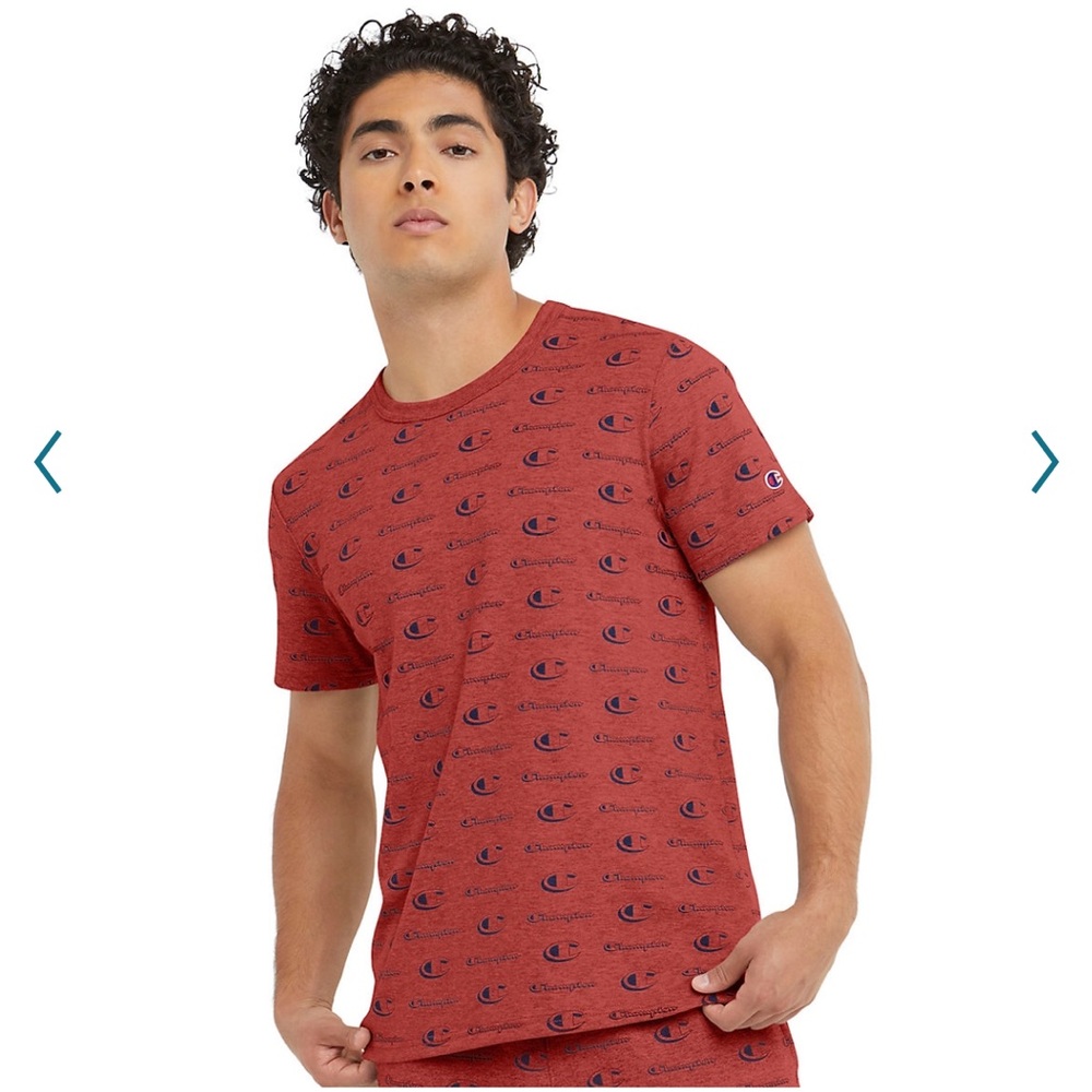 - Mens sportstyle logo tee